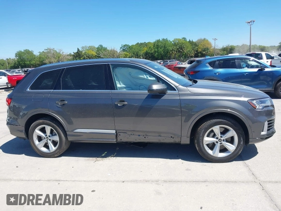 2023 Audi Q7 Premium with VIN WA1AXBF76PD025384, listed as a IAAI auction lot 41838885 with 23,857 mi miles and . Bid and sale history available at DreamBid. Image 13.