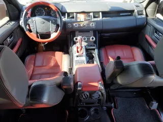 2012 Land Rover Range Rover Sport SC Autobiography with VIN SALSP2E45CA727525, listed as a Copart auction lot 45533335 with 0 mi miles and Salvage Title. Bid and sale history available at carsss.com. Image 8.