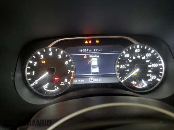 2022 Nissan Frontier SV with VIN 1N6ED1EJ4NN618009, listed as a Copart auction lot 61503845 with 61,743 mi miles and Salvage title. Bid and sale history available at DreamBid. Image 9.