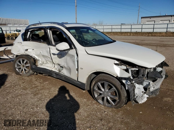 2017 Infiniti QX50 with VIN JN1BJ0RR1HM400552, listed as a Copart auction lot 78282454 with 66,294 mi miles and Salvage Title. Bid and sale history available at DreamBid. Image 4.