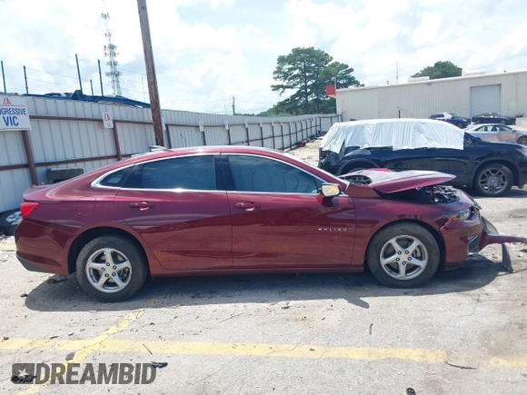 2016 Chevrolet Malibu LS with VIN 1G1ZB5ST8GF172301, listed as a IAAI auction lot 42497233 with Not provided miles and . Bid and sale history available at DreamBid. Image 13.