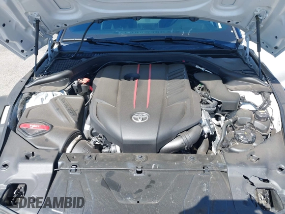 2020 Toyota GR Supra 3.0 with VIN WZ1DB4C09LW031264, listed as a IAAI auction lot 42021484 with 27,343 mi miles. Bid and sale history available at carsss.com. Image 10.