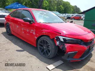 2022 Honda Civic Sport z VIN 2HGFE2F54NH543267, wystawiony jako IAAI lot #42339811 z przebiegiem 74 259 mil mil oraz . Historia ofert i sprzedaży dostępna na DreamBid. Obrazek 1.
