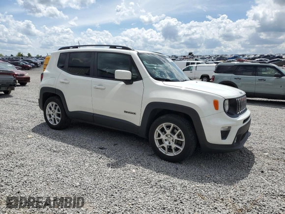 2020 Jeep Renegade Latitude with VIN ZACNJABB2LPL31326, listed as a Copart auction lot 54415525 with 80,656 mi miles and Salvage title. Bid and sale history available at DreamBid. Image 4.