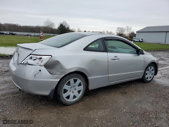 2010 Honda Civic Cpe LX with VIN 2HGFG1B62AH538310, listed as a Copart auction lot 51435645 with 183,112 mi miles and Salvage Title. Bid and sale history available at carsss.com. Image 3.