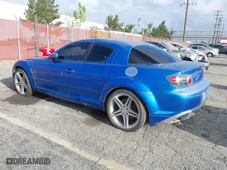 2004 Mazda RX-8 with VIN JM1FE173740125035, listed as a IAAI auction lot 41884059 with 102,881 mi miles. Bid and sale history available at carsss.com. Image 3.