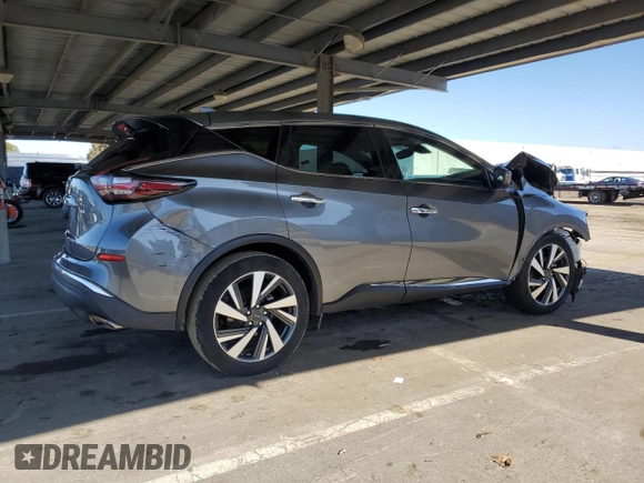 2023 Nissan Murano SL with VIN 5N1AZ2CJ5PC131102, listed as a Copart auction lot 49656345 with 52,949 mi miles and Non Repairable. Bid and sale history available at DreamBid. Image 3.