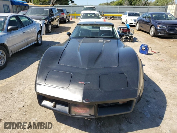 1981 Chevrolet Corvette with VIN 1G1AY8769BS426307, listed as a Copart auction lot 73491394 with 40,908 mi miles and Clean Title. Bid and sale history available at carsss.com. Image 5.
