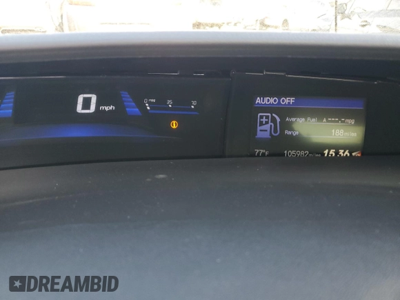 2015 Honda Civic EX with VIN 19XFB2F86FE220529, listed as a Copart auction lot 50651125 with 105,982 mi miles and Salvage Title. Bid and sale history available at DreamBid. Image 9.