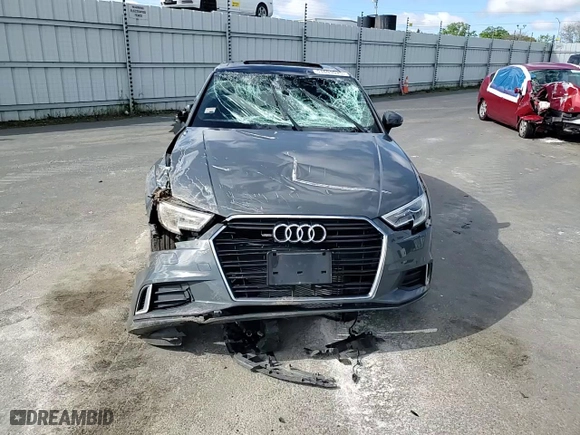 2017 Audi A3 Sedan Premium with VIN WAUAUGFF6H1036520, listed as a Copart auction lot 51693975 with 57,721 mi miles and Salvage Title. Bid and sale history available at carsss.com. Image 11.