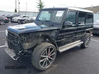 2015 Mercedes-Benz G-Class G 63 AMG with VIN WDCYC7DF7FX237855, listed as a IAAI auction lot 40836130 with 88,920 mi miles. Bid and sale history available at carsss.com. Image 2.