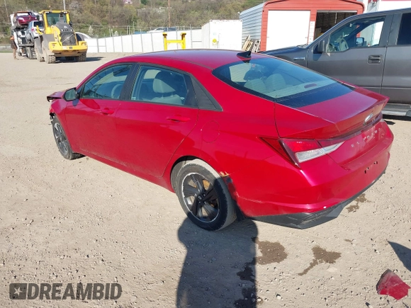 2022 Hyundai Elantra SEL with VIN KMHLS4AG5NU288782, listed as a IAAI auction lot 42048821 with 65,130 mi miles and . Bid and sale history available at DreamBid. Image 3.
