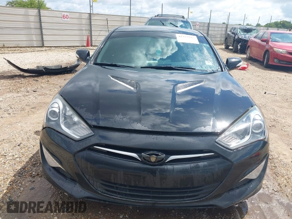 2014 Hyundai Genesis Coupe Ultimate with VIN KMHHU6KJ1EU120076, listed as a IAAI auction lot 42373762 with 100,537 mi miles and . Bid and sale history available at DreamBid. Image 13.