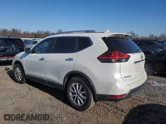 2017 Nissan Rogue SV with VIN KNMAT2MT1HP538429, listed as a Copart auction lot 82020814 with 0 mi miles and Salvage Title. Bid and sale history available at carsss.com. Image 2.