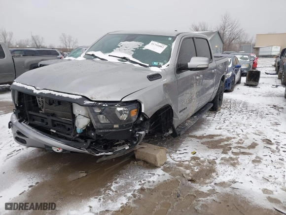 2020 Ram 1500 Big Horn with VIN 1C6RRFFG4LN341386, listed as a IAAI auction lot 41716002 with 87,027 mi miles. Bid and sale history available at carsss.com. Image 18.