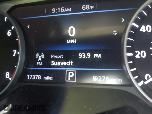 2024 Nissan Sentra SV with VIN 3N1AB8CV5RY329349, listed as a IAAI auction lot 42229574 with 17,378 mi miles and . Bid and sale history available at DreamBid. Image 7.