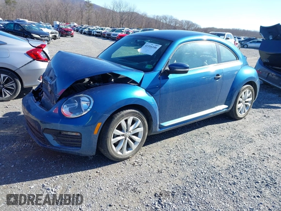 2017 Volkswagen Beetle 1.8T Fleet with VIN 3VWF17ATXHM630753, listed as a IAAI auction lot 41516106 with 62,841 mi miles. Bid and sale history available at carsss.com. Image 18.