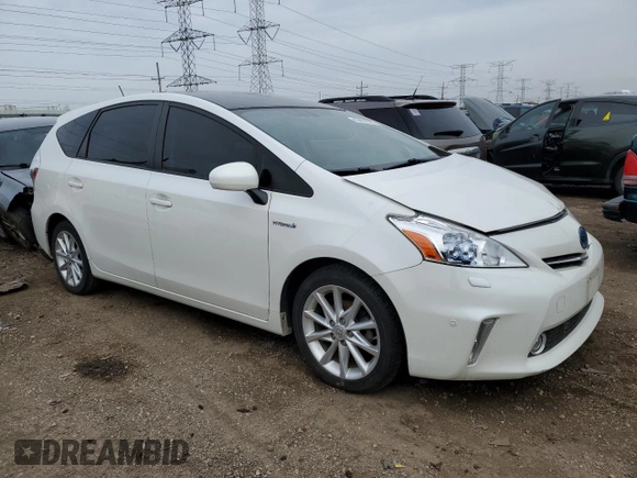2012 Toyota Prius Two with VIN JTDZN3EU9C3150570, listed as a Copart auction lot 49437095 with 116,392 mi miles and Salvage Title. Bid and sale history available at DreamBid. Image 4.