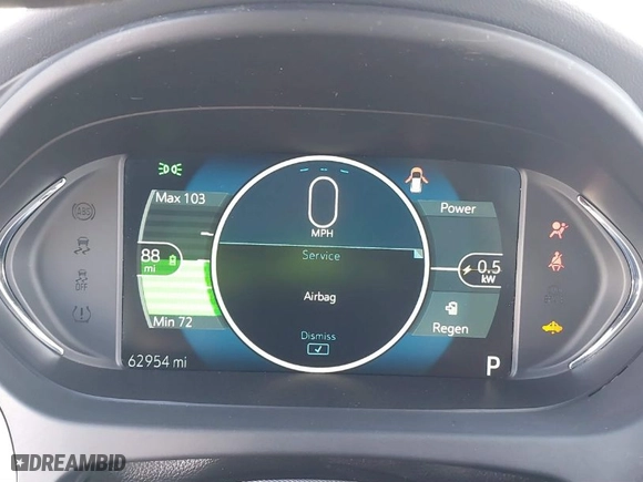2017 Chevrolet Bolt EV LT with VIN 1G1FW6S05H4190464, listed as a IAAI auction lot 41662766 with 62,954 mi miles. Bid and sale history available at carsss.com. Image 18.