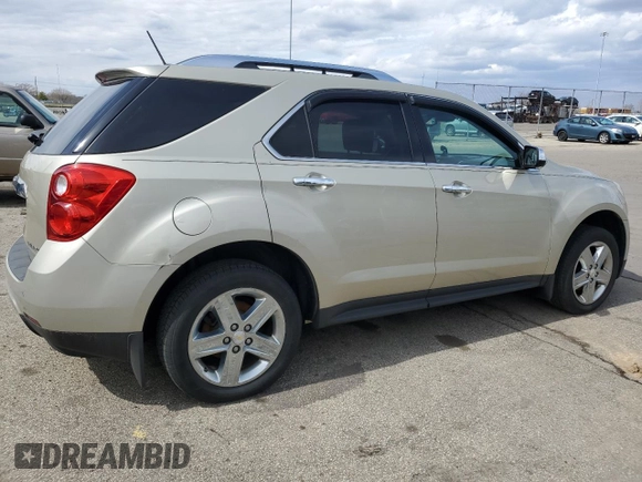 2015 Chevrolet Equinox LTZ with VIN 2GNALDEKXF1103797, listed as a Copart auction lot 50603955 with 147,234 mi miles and Clean Title. Bid and sale history available at carsss.com. Image 3.