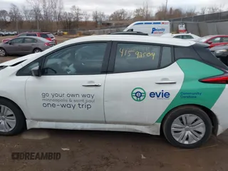 2023 Nissan LEAF S with VIN 1N4AZ1BV7PC551730, listed as a IAAI auction lot 41592504 with 17,423 mi miles and . Bid and sale history available at DreamBid. Image 14.