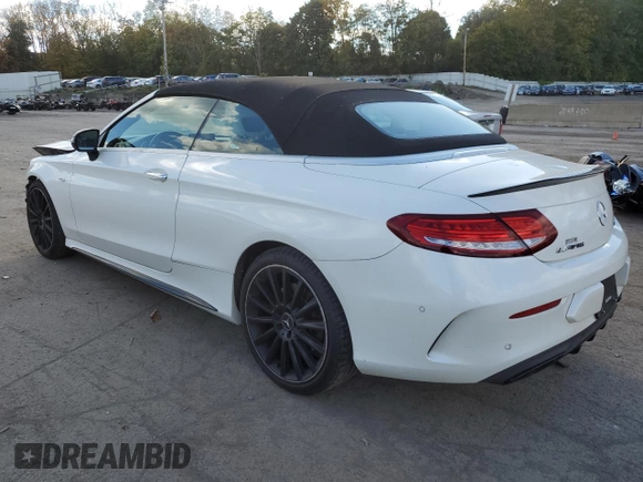 2018 Mercedes-Benz C 43 AMG with VIN WDDWK6EB5JF681780, listed as a Copart auction lot 75207094 with 91,484 mi miles and Salvage title. Bid and sale history available at DreamBid. Image 2.