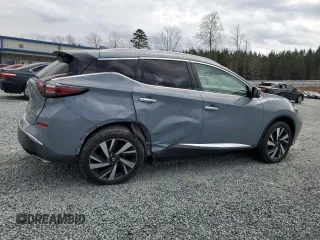 2022 Nissan Murano SL with VIN 5N1AZ2CJ1NC108624, listed as a Copart auction lot 49887465 with 29,733 mi miles and Salvage Title. Bid and sale history available at carsss.com. Image 3.