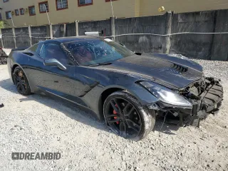 2019 Chevrolet Corvette 1LT with VIN 1G1YB2D71K5114247, listed as a Copart auction lot 54311885 with 60,498 mi miles and Salvage title. Bid and sale history available at DreamBid. Image 4.
