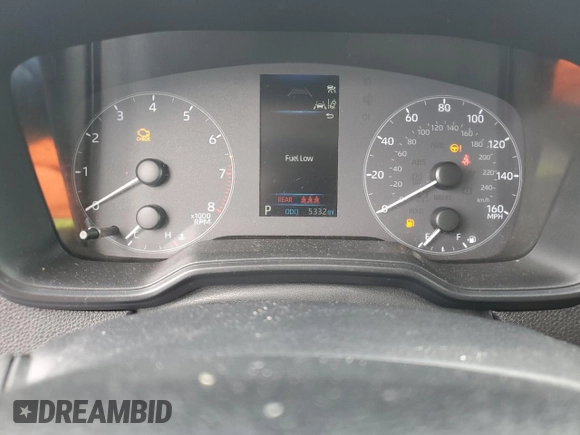 2024 Toyota Corolla LE with VIN 5YFB4MDE1RP223998, listed as a Copart auction lot 53789995 with 5,332 mi miles and Salvage title. Bid and sale history available at DreamBid. Image 9.