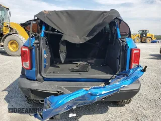 2024 Ford Bronco with VIN 1FMDE1BH6RLA31465, listed as a Copart auction lot 74325424 with 15,627 mi miles and Salvage title. Bid and sale history available at DreamBid. Image 6.
