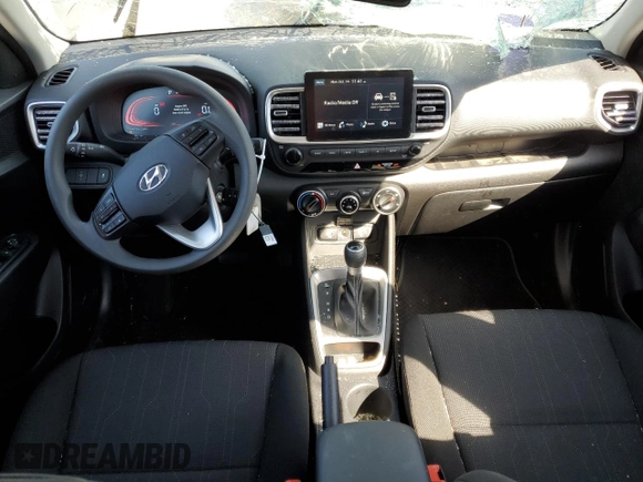 2024 Hyundai Venue SE with VIN KMHRB8A34RU314339, listed as a Copart auction lot 74602664 with 2,960 mi miles and Salvage Title. Bid and sale history available at DreamBid. Image 8.