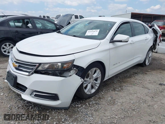 2014 Chevrolet Impala LT with VIN 2G1115SL3E9258525, listed as a IAAI auction lot 42221874 with 129,600 mi miles and . Bid and sale history available at DreamBid. Image 2.