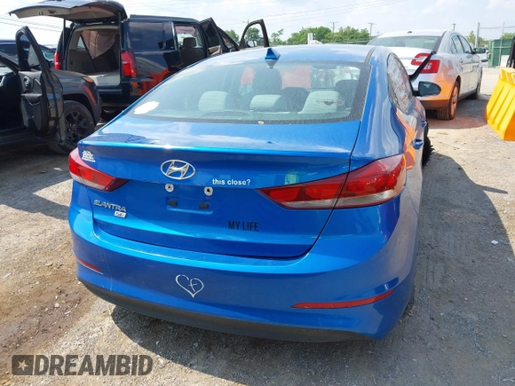 2017 Hyundai Elantra SE with VIN KMHD74LF1HU096113, listed as a IAAI auction lot 42378011 with Not provided miles and . Bid and sale history available at DreamBid. Image 15.