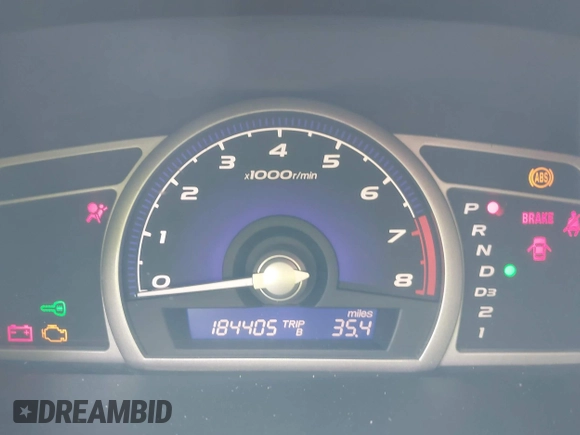 2008 Honda Civic LX with VIN 1HGFA16508L034029, listed as a IAAI auction lot 41945271 with 184,405 mi miles and . Bid and sale history available at DreamBid. Image 16.
