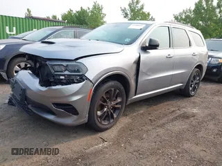 2021 Dodge Durango GT Plus with VIN 1C4RDJDG5MC751382, listed as a IAAI auction lot 42386441 with 36,941 mi miles and . Bid and sale history available at DreamBid. Image 2.