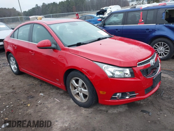 2012 Chevrolet Cruze 1LT with VIN 1G1PF5SC6C7367104, listed as a IAAI auction lot 41430407 with 125,296 mi miles and . Bid and sale history available at DreamBid. Image 1.