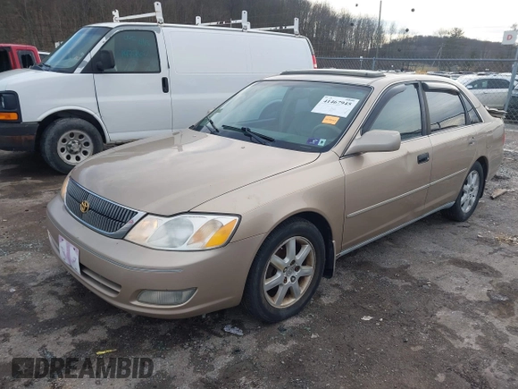 2001 Toyota Avalon XL z VIN 4T1BF28BX1U141849, wystawiony jako IAAI lot #41467945 z przebiegiem 188 675 mil mil oraz . Historia ofert i sprzedaży dostępna na DreamBid. Obrazek 2.