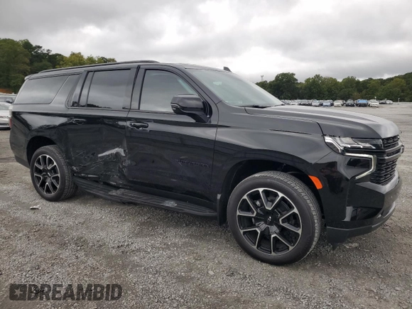 2024 Chevrolet Suburban RST with VIN 1GNSKEKD2RR331520, listed as a Copart auction lot 72084714 with 1,417 mi miles and Salvage title. Bid and sale history available at DreamBid. Image 4.