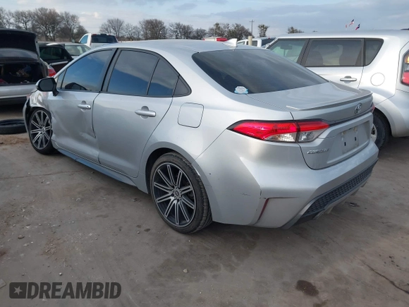 2020 Toyota Corolla SE with VIN JTDS4RCE4LJ023577, listed as a IAAI auction lot 41603538 with 114,463 mi miles. Bid and sale history available at carsss.com. Image 3.