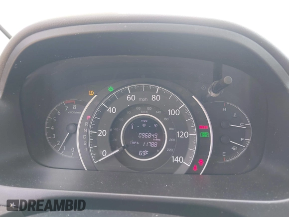 2012 Honda CR-V EX-L with VIN 5J6RM4H79CL051840, listed as a IAAI auction lot 42487917 with 96,849 mi miles and . Bid and sale history available at DreamBid. Image 7.