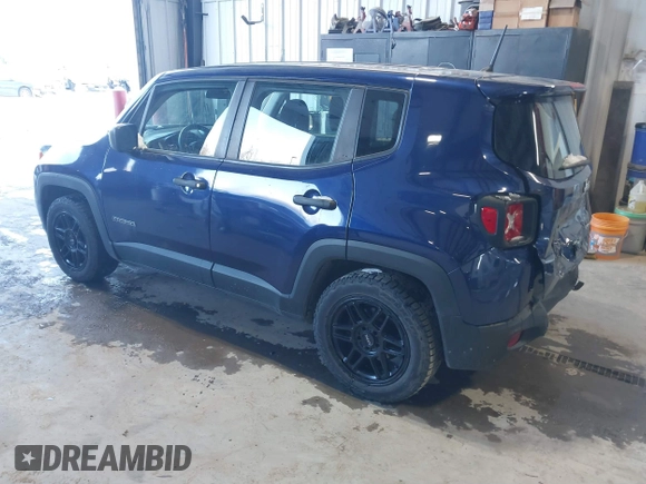 2019 Jeep Renegade Sport with VIN ZACNJAAB5KPK78427, listed as a IAAI auction lot 41239148 with 120,831 mi miles and . Bid and sale history available at DreamBid. Image 3.