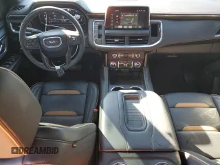 2023 GMC Yukon XL AT4 with VIN 1GKS2HKL2PR244042, listed as a Copart auction lot 80441114 with 27,061 mi miles and Salvage Title. Bid and sale history available at carsss.com. Image 8.