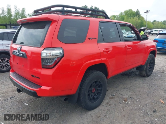 2023 Toyota 4Runner TRD Pro with VIN JTELU5JR8P6118540, listed as a IAAI auction lot 42262458 with 23,133 mi miles and . Bid and sale history available at DreamBid. Image 4.