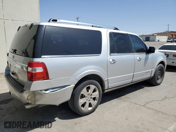 2015 Ford Expedition Max Platinum with VIN 1FMJK1MT6FEF33616, listed as a Copart auction lot 52948605 with 215,580 mi miles and Clean title. Bid and sale history available at DreamBid. Image 3.