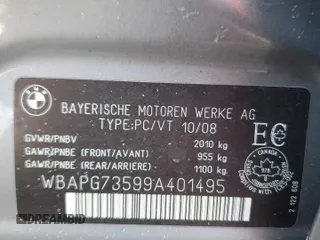 2009 BMW 3 Series 323i z VIN WBAPG73599A401495, wystawiony jako Copart lot #88476595 z przebiegiem 231 795 mil mil oraz Czysty tytuł • Clean title. Historia ofert i sprzedaży dostępna na DreamBid. Obrazek 12.