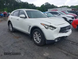 2014 Infiniti QX70 z VIN JN8CS1MU7EM451246, wystawiony jako IAAI lot #42221306 z przebiegiem 190 252 mil mil oraz . Historia ofert i sprzedaży dostępna na DreamBid. Obrazek 1.