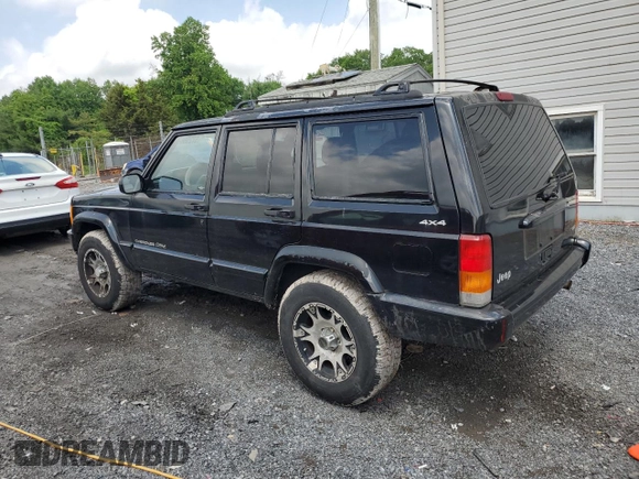 2000 Jeep Cherokee Classic with VIN 1J4FF58S8YL119611, listed as a Copart auction lot 57255685 with 148,908 mi miles and Clean title. Bid and sale history available at DreamBid. Image 2.