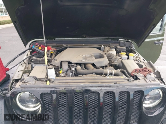 2023 Jeep Wrangler Unlimited Willys Sport with VIN 1C4HJXDM0PW515898, listed as a IAAI auction lot 41419267 with 10,964 mi miles and . Bid and sale history available at DreamBid. Image 10.
