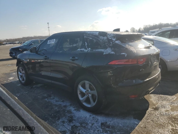 2018 Jaguar F-PACE 25t Premium with VIN SADCJ2FX0JA324060, listed as a Copart auction lot 88692105 with 66,535 mi miles and Salvage Title. Bid and sale history available at carsss.com. Image 2.