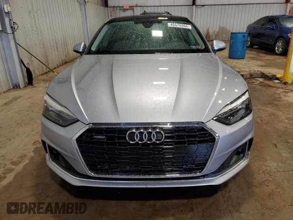 2022 Audi A5 Sportback Premium with VIN WAUABCF5XNA015901, listed as a Copart auction lot 45576204 with 12,271 mi miles. Bid and sale history available at carsss.com. Image 5.